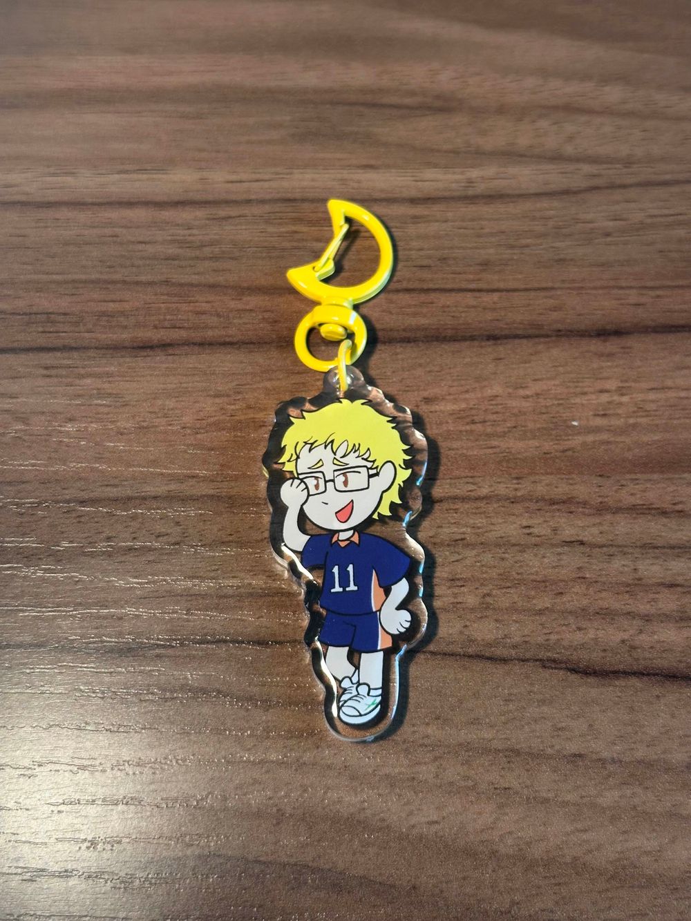 Tsukishima Kei 2.5 Inch Epoxy Charm