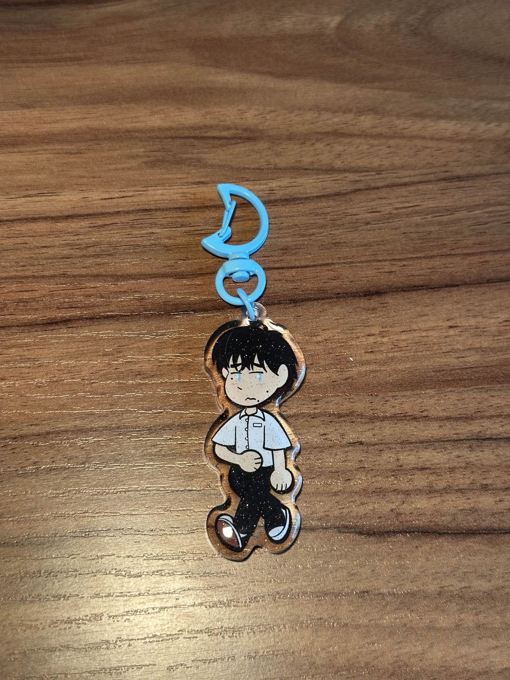 Yoshiki 2.5 Inch Glitter Epoxy Keychain